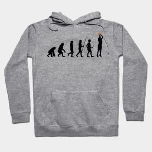 Human Evolution Basketball print product Hoodie